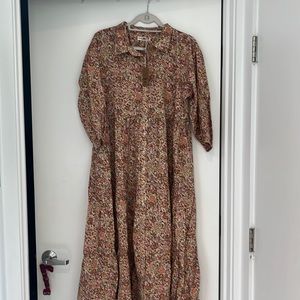 Natural Life April Shirt Dress Summer Floral BNWT